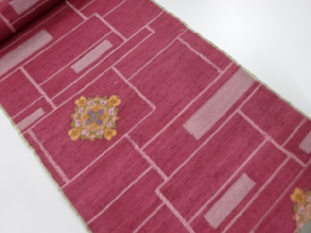 JAPANESE KIMONO / ANTIQUE BOLT FOR KIMONO / SILK / TSUMUGI